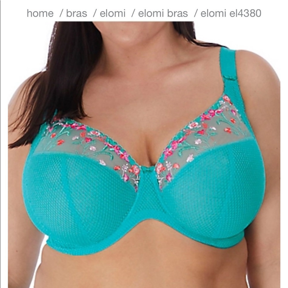 Elomi Charley Underwire Plunge Bra UK 36G/ US 36I